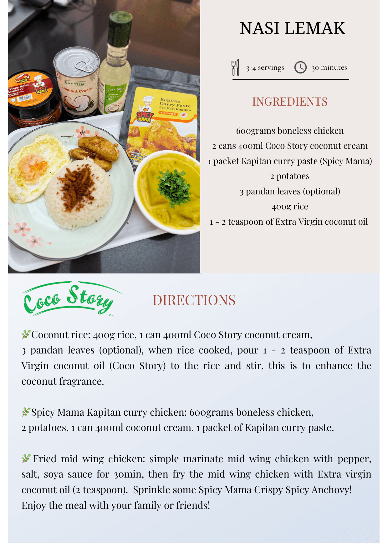 Nasi Lemak Recipe Nasi Lemak Recipe